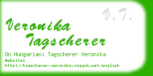 veronika tagscherer business card